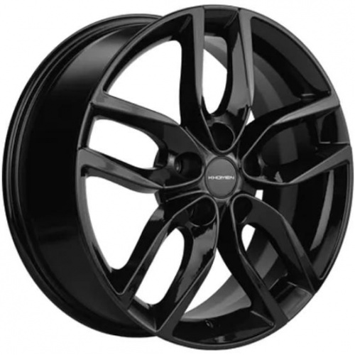 Khomen KHW 1708 6.5x17 5*114.3 ET45 DIA66.1 Black Литой