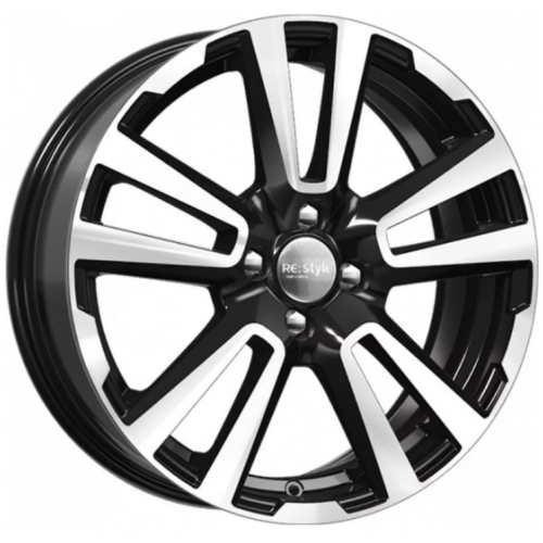 K&K КС874 6.5x17 4*100 ET43 DIA60.1 Алмаз черный Литой