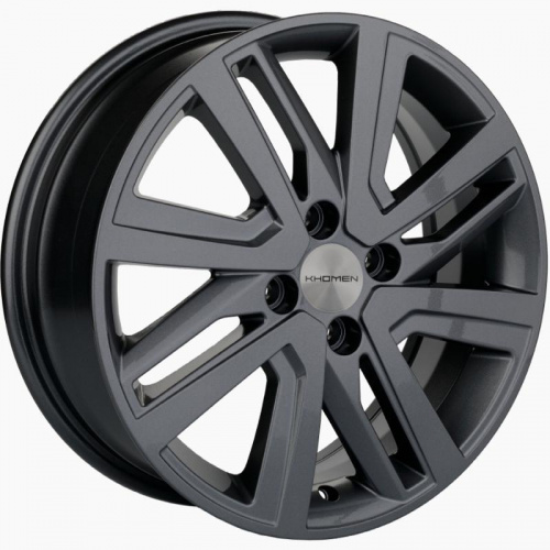 Khomen KHW 1609 6x16 4*100 ET46 DIA54.1 Black-FP Литой