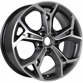 Khomen KHW 1702 7x17 5*110 ET45 DIA67.1 Black Литой