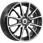K&K Квант 5.5x14 4*100 ET38 DIA67.1 Алмаз черный Литой