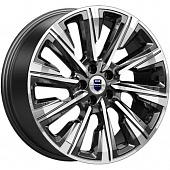 K&K Галего 7.5x19 5*114.3 ET38 DIA67.1 Алмаз черный Литой