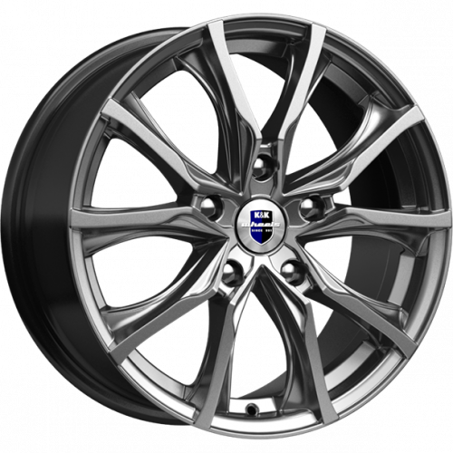 K&K Твист 7.5x17 5*115 ET44 DIA70.1 Алмаз черный Литой